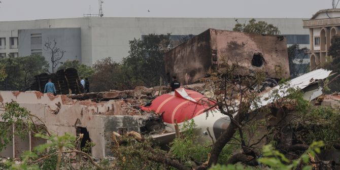 Air India plane with over 240 on board crashes after take-off in Ahmedabad