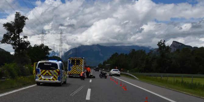 Kollision auf A13