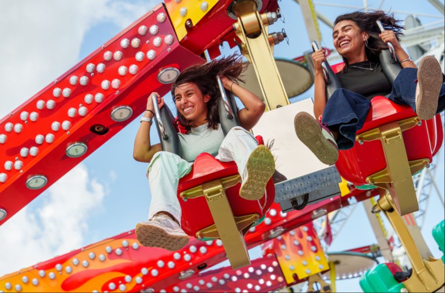 Zum traditionellen Volksfest gehörte auch eine Chilbi.