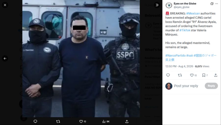 Sein Vater ist ein Kartellboss – und konnte nun festgenommen werden.