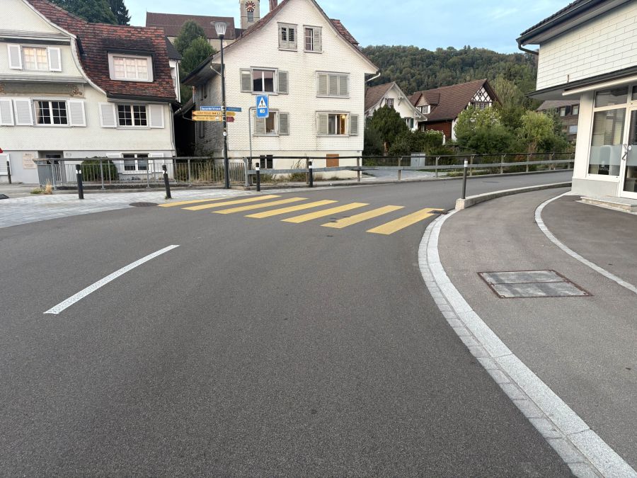 Unfallstelle Zuzwil