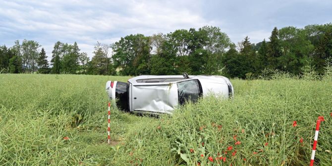 Unfall in Gunzwil