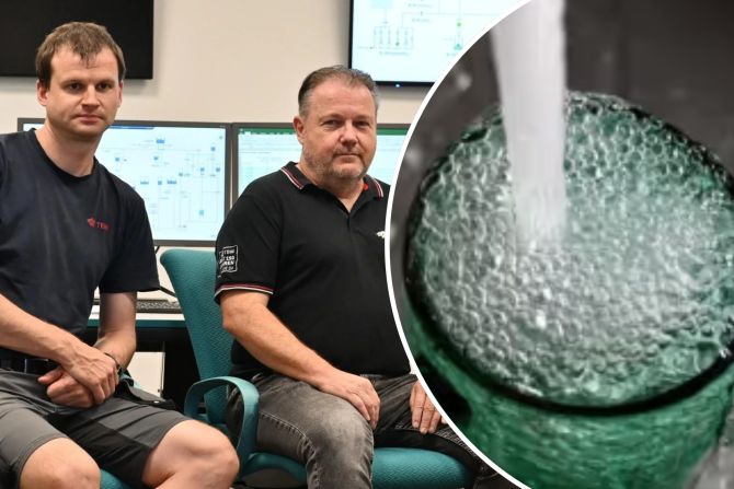 Blick in den TBW-Kontrollraum: Hier arbeiten Florian Schär, Manuel Engler und Christoph Fäh (v.l.) rund um die Uhr. - zVg
