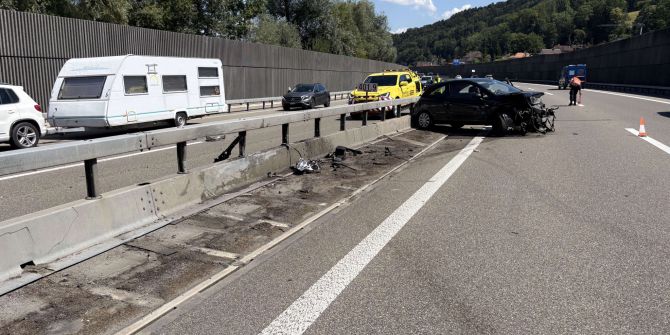 Unfall A1 Rheineck