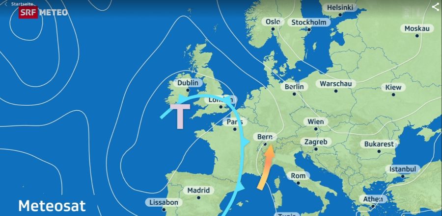 Erst kommt der Föhn – dann der Herbst.