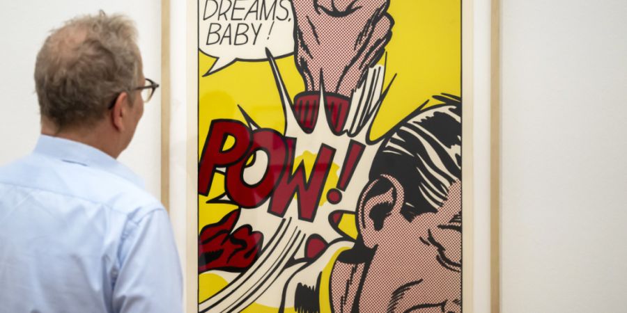 Ikonen der Pop Art in der Ausstellung «Sweet Dreams Baby» mit Druckgrafiken Roy Lichtensteins im Kunstmuseum Basel.