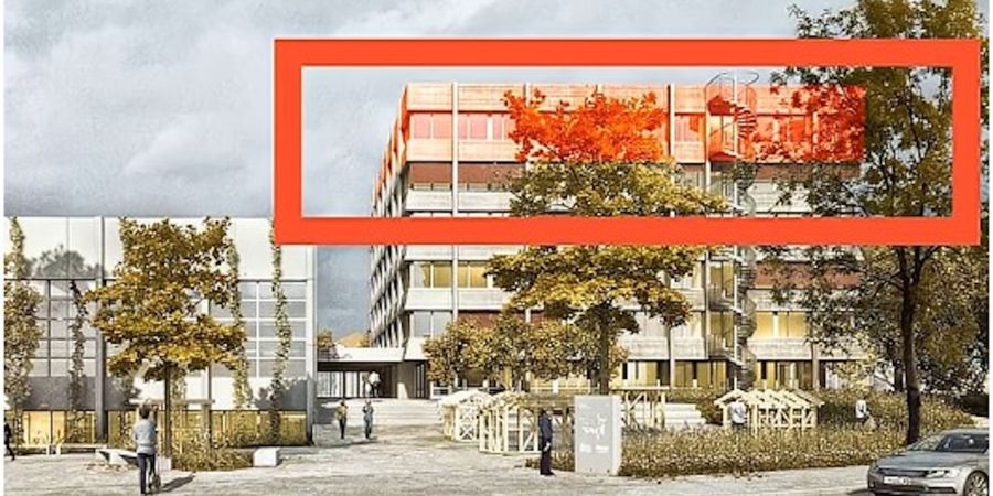 Mit einem zusätzlichen Stockwerk an der Berufsschule könnten alle Schülerinnen und Schüler untergebracht, der Campusgedanke umgesetzt und der Volkswille geachtet werden.