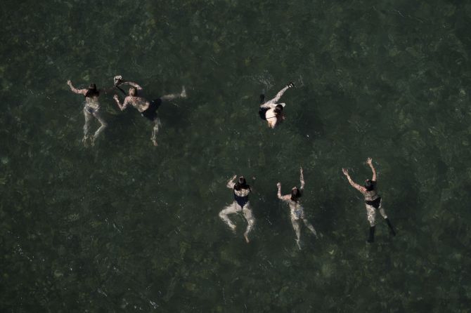 Aare Schwimmen