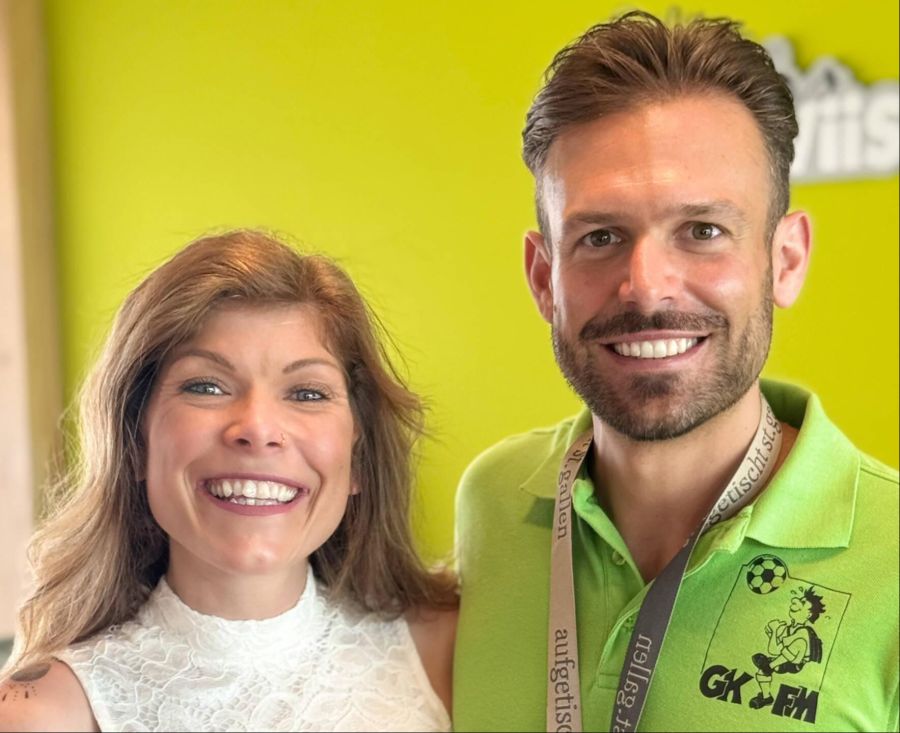 OK-Präsident Patrik Mauchle und OK-Kollegin Vanessa Vogt.