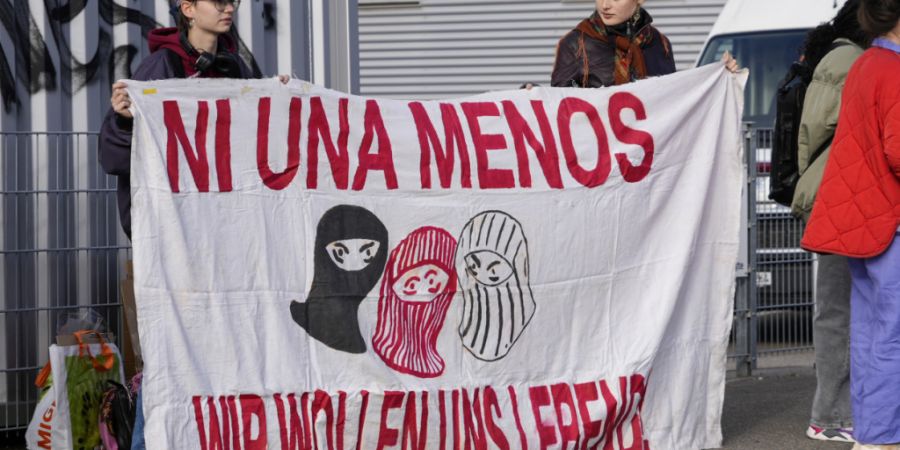 Protest gegen einen Femizid im Baselbiet. (Archivbild)