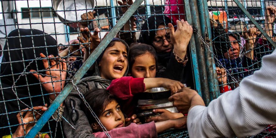 International anerkannte Experten für Ernährungssicherheit schlagen mit Blick auf den Norden des Gazastreifens Alarm. Schon im Frühjahr, als dieses Bild entstand, war die humanitäre Lage schwierig. (Archivbild)