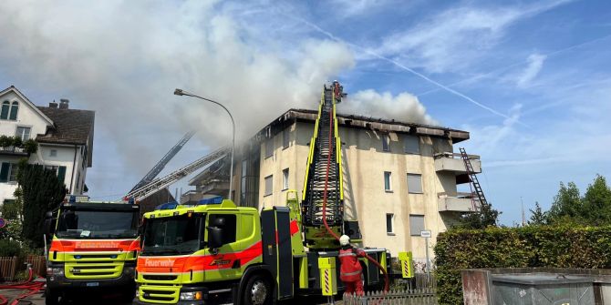 Oberrieden ZH Brand