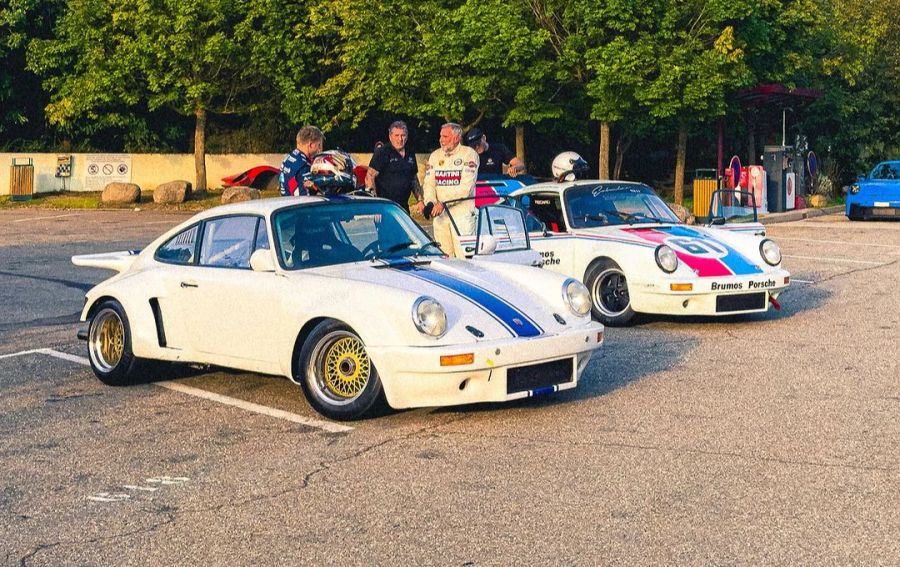 Der Luzerner pilotierte den Porsche RSR in Arosa für das Team von Urs Erbacher.