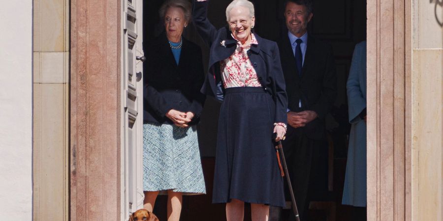 Die dänische Königin Margrethe ist nach einem Sturz im Krankenhaus (Archivbid).