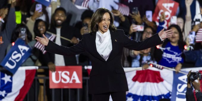 Kamala Harris verspricht den US-Wählern einen Neuanfang. harris