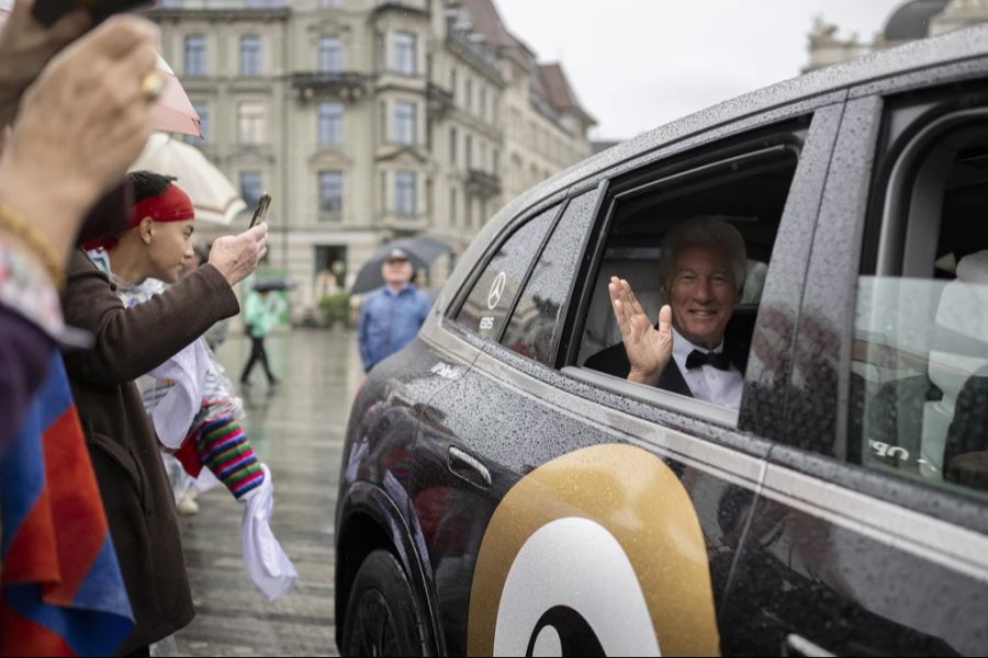 Richard Gere trifft beim Zurich Film Festival ein.