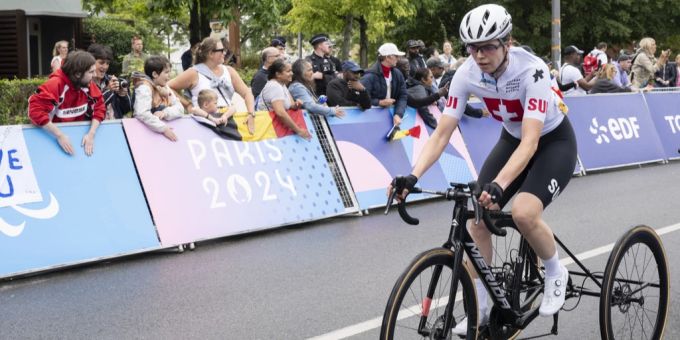 Celine van Till holt ihre zweite Medaille an den Paralympics. Paralympics