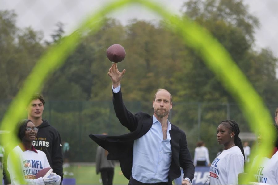 Der Royal macht bei den sportlichen Aktivitäten mit.