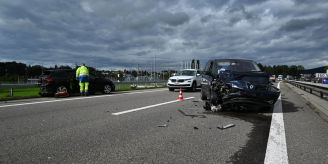 Henau SG - Frau (71) bei Auffahrkollision auf A1 verletzt