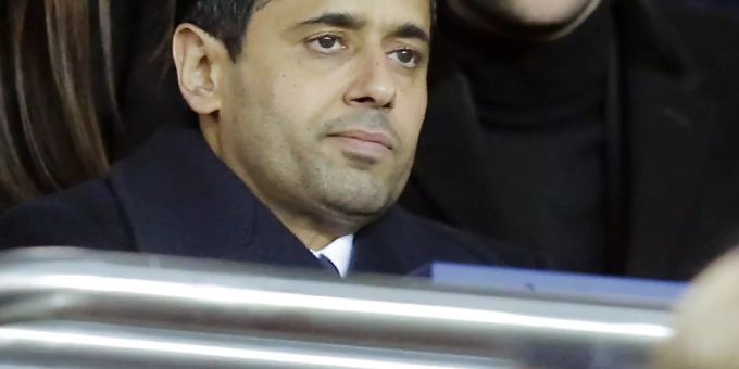 PSG-Präsident Nasser Al-Khelaifi sieht womöglich schwierigen Zeiten entgegen PSG-Präsident Nasser Al-Khelaifi sieht womöglich schwierigen Zeiten entgegen
