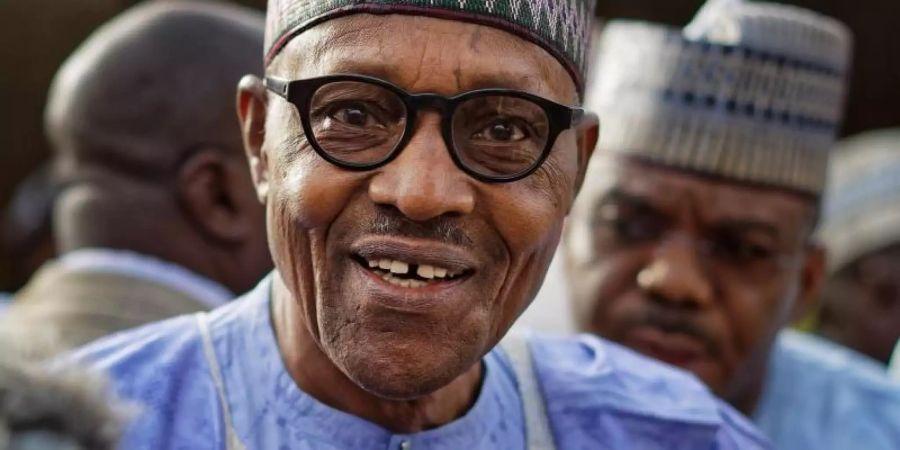 Der amtierende nigerianische Präsident Muhammadu Buhari bleibt Staatsoberhaupt des bevölkerungsreichsten Landes Afrikas. Foto: Ben Curtis/AP