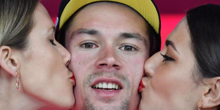 Primoz Roglic - der überlegene Sieger des Giro-Zeitfahrens nach San Marino