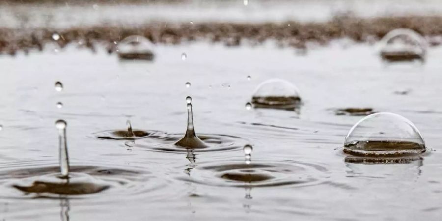 Mit Ausnahme der Küstengebiete rechnete der DWD für den Rest Deutschlands unter anderem mit Gewitter, Starkregen und Hagel. Foto: Paul Zinken