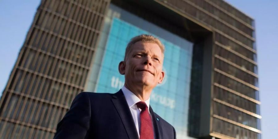 Thyssenkrupp-Chef Guido Kerkhoff will mit einem substanziellen Konzernumbau Geld für Zukunftsinvestitionen auftreiben. Foto: Rolf Vennenbernd
