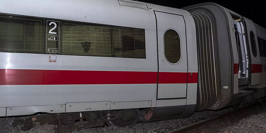 Entgleist: Der ICE aus Berlin könnte wegen einer umgestellten Weiche in Basel aus den Schienen gesprungen sein. (Archivbild)