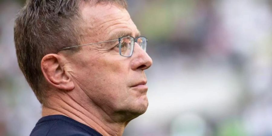 Für Leipzigs Trainer Ralf Rangnick steht das DFB-Pokalffinale über allem. Foto: Marius Becker
