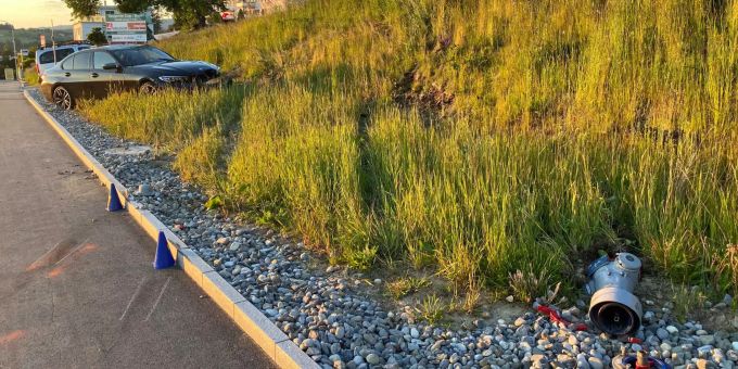 Verletzt wurde niemand. Unfall