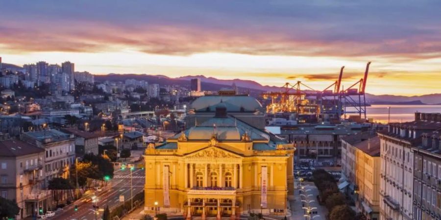 Blick über Rijeka. Foto: Borko Vukosav/Rijeka 2020 European Capital of Culture/dpa