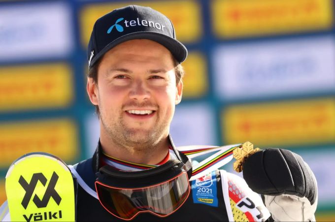Der neue Slalom-Weltmeister kommt aus Norwegen: Sebastian Foss-Solevaag. foss-solevaag