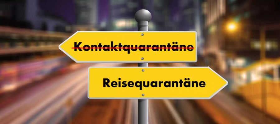 Reisequarantäne Kontaktquarantäne