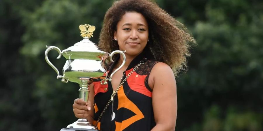 Naomi Osaka gewann zum zweiten Mal die Australian Open. Foto: Dean Lewins/AAP/dpa