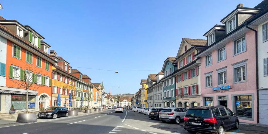 Im Dorfzentrum der Gemeinde Beromünster.