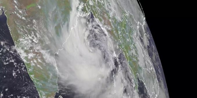 Zyklon «Yaas» auf dem Satellitenbild Zyklon «Yaas» auf dem Satellitenbild