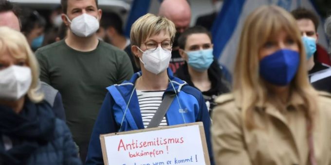 Demonstration gegen Antisemitismus Demonstration gegen Antisemitismus
