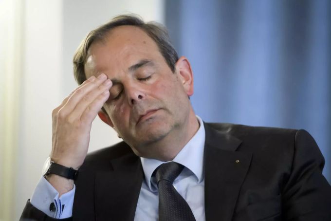 Mitte-Präsident Gerhard Pfister, fotografiert während einer Podiumsdiskussion zum Rahmenabkommen der Schweiz mit der EU mit dem Titel «Das Rahmenabkommen als Chance», am 11. Juni 2019 im Hotel Bellevue in Bern. Gerhard Pfister Rahmenabkommen