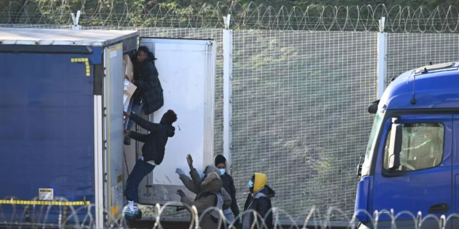 Flüchtlinge in Calais