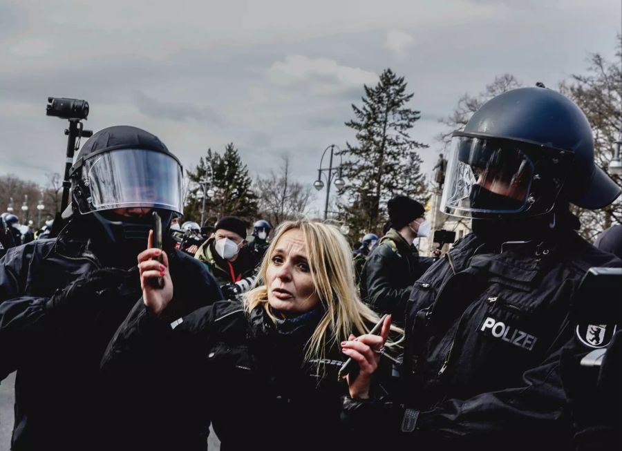 Right-wing demonstration in Berlin