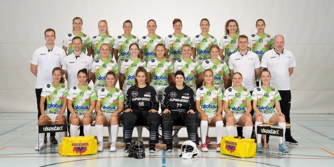 Die Frauen des UHC Waldkirch-St. Gallen starten ins Abenteuer NLA. Frauen des UHC Waldkirch-St. Gallen.