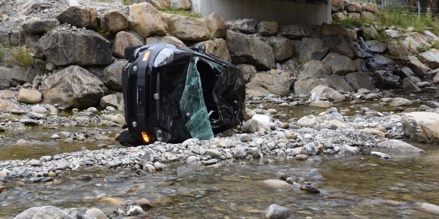 In Hasle LU überschlug sich ein alkoholisierter Autolenker