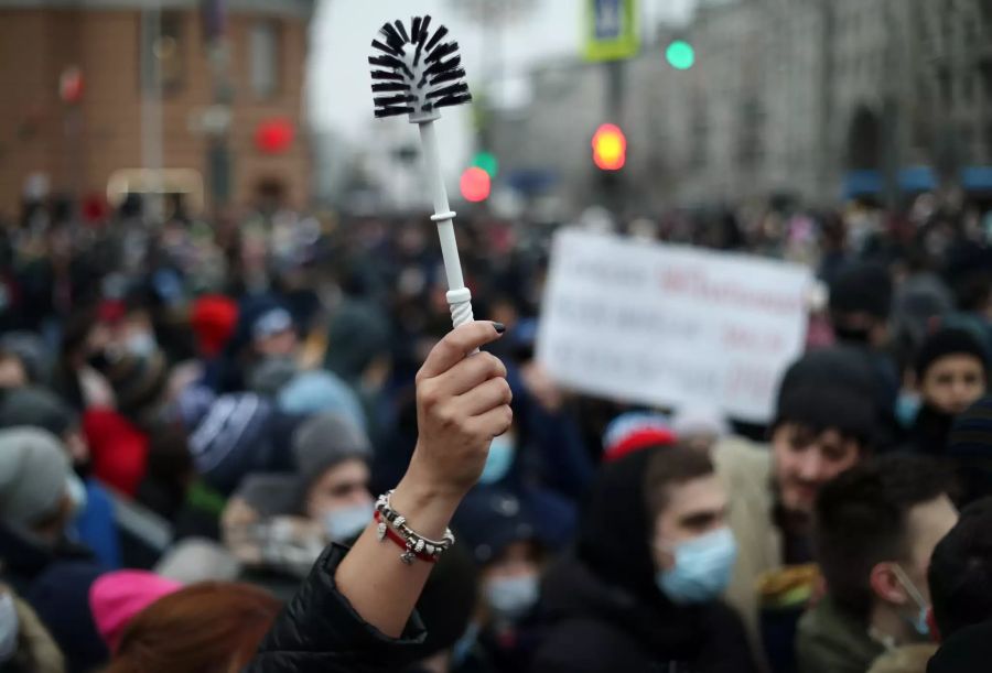 Nawalny-Protest in Moskau