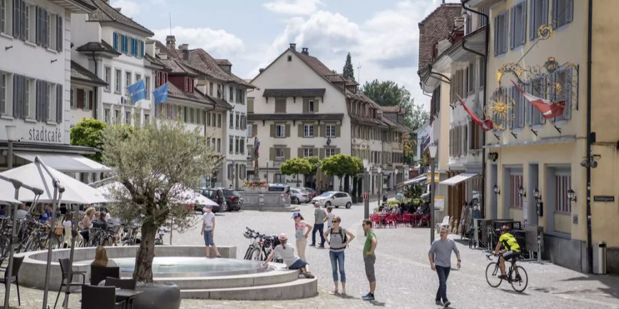 Die Altstadt der Gemeinde Sursee.