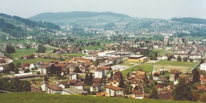 Horw im Wandel: Dorfzentrum, 1975.
