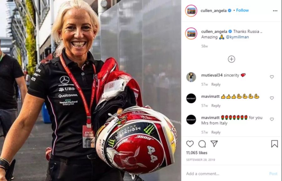 Angela Cullen Lewis Hamilton