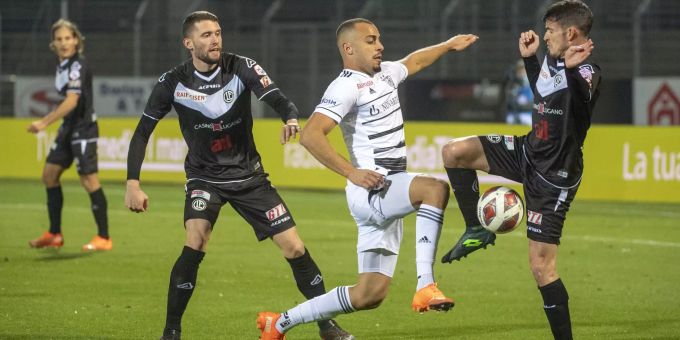 Torjäger Arthur Cabral (Mitte) bleibt gegen Lugano ohne Treffer. FC Basel