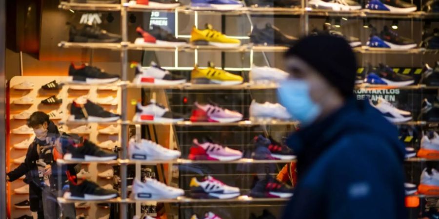 Geschäft in Berlin Anfang Dezember