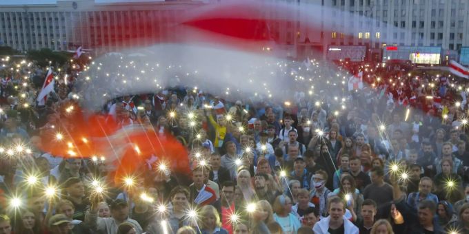 Die Proteste in Belarus dauern mittlerweile schon vier Monate. (Archivbild) Belarus